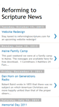 Mobile Screenshot of news.reformingtoscripture.com